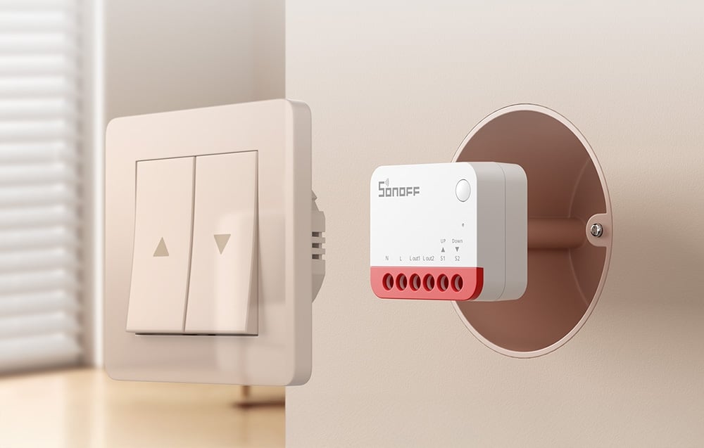 Sonoff MINI-ZBRBS pro žaluzie a rolety Zigbee