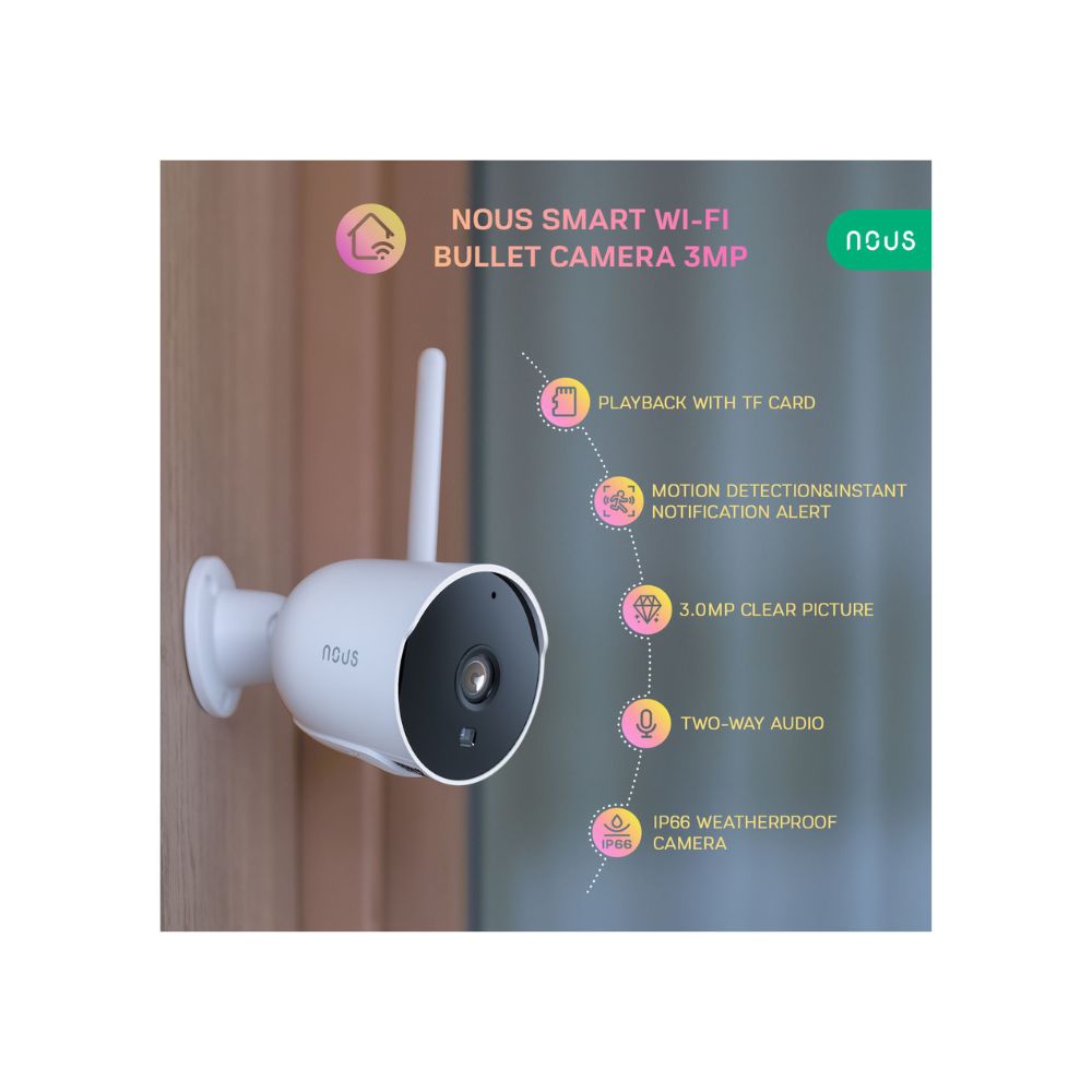 Nous W7P venkovní WiFi kamera