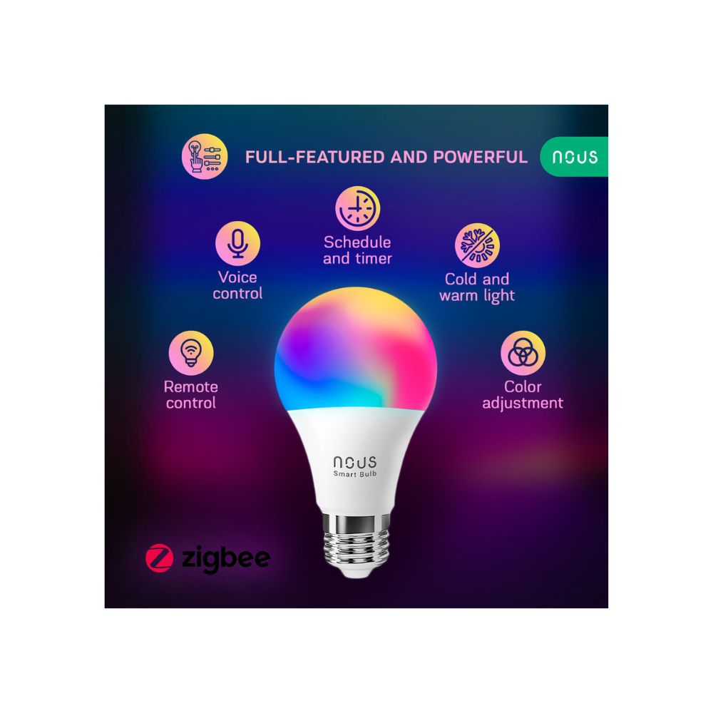 Nous P3Z ZigBee RGB žiarovka